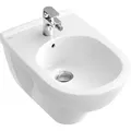 Produktbild: Villeroy&boch - O.novo - Wand-Bidet 360x560 mm, 1 Hahnloch, CermaicPlus, Alpinweiß 546000R1