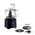 Produktbild: Moulinex Easy Force, Küchenmaschine und Mixer, 4 Zubehörteile, 15 Funktionen, 800 W Leistung, einfach und schnell zu bedienen, platzsparend, spülmaschinenfest, FP2428