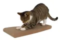 Produktbild: Kratzbrett – Kratzpappe für Katzen – Flamingo Akwa Braun – 59,5x26x4 cm – mit Catnip – beidseitig verwendbar – recycelbar