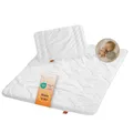 Produktbild: sleepling Baby Bettdecke und Kissen, Babybettenset, Bettzeug Set medium Ganzjahresdecke 100x135 cm und Flachkissen, Kopfkissen 40x60 cm, Made in EU, Oeko-TEX, Waschbar