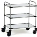 Produktbild: Edelstahlwagen, Ladefläche 800 X 500 Mm - Fetra
