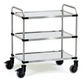 Produktbild: FETRA - Edelstahlwagen 5005 Tischwagen Servierwagen Ladefläche 800 x 500 mm