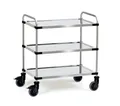 Produktbild: Edelstahlwagen Maße 870x570x950mm Tragkraft 150kg