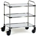 Produktbild: Fetra Transportgeräte Fetra Edelstahlwagen Ladefläche 800 x 500 mm, 5005