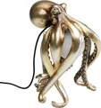 Produktbild: Kare Design Tischleuchte Animal Octopus, Gold, 34x22x26 cm, Tischlampe, Nachttischlampe, Oktopus Motiv, Leuchtmittel nicht inklusive, Wohnzimmer
