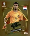 Produktbild: Topps EURO EM 2024 Sticker NED SP - Cody Gakpo  - Star Player Gold Signature