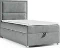 Produktbild: Best for Home Boxspringbett mit Bettkasten Trinity K11-SINGLE 70x200 Bonellfederkern inkl. Topper - Grau