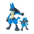 Produktbild: Bandai Hobby - Maquette Pokemon - 44 Riolu & Lucario Pokepla 8cm - 4573102602718