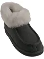 Produktbild: Harrys-Collection Damen Herren Hausschuh Mokassin aus feinstes Merino Lammfell, Farben:grau, Schuhgröße:41