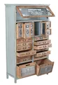 Produktbild: Industrial Hochkommode LOFT STUDIO Apothekerschrank 19 Schubladen Holz & Metall