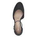 Produktbild: Tamaris Damen Pumps Espadrille Leder Keil Sandale Fesselriemen 1-22309-42, Größe:36 EU, Farbe:Blau