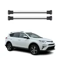 Produktbild: Dachträger Grundtäger für Toyota RAV4 IV V 2012-2025 75kg Aluminium Silber 2 tlg