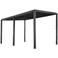 Produktbild: FLORAWORLD Terrassenüberdachung, Breite: 400 cm, Dach: aluminium, anthrazit - grau