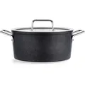 Produktbild: Fissler Kochtopf Adamant, Schwarz, Metall, 4,9 L, backofengeeignet, kratzfest, Kochen, Töpfe, Kochtöpfe