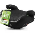 Produktbild: WALSER Premium Sitzerhöhung Auto Kinder ISOFIX, Qualitätssieger * schmaler Kindersitz Auto i-Size ca. 6-12 Jahre 125-150 cm, Kindersitzerhöhung ... - Schwarz