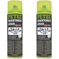 Produktbild: 2x 500 ml PETEC INJEKTOREN EINSPRITZDÜSEN LÖSER ZÜNDKERZEN GLÜHKERZEN ROSTLÖSER