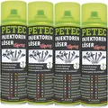 Produktbild: 4x 500 ml PETEC INJEKTOREN EINSPRITZDÜSEN LÖSER ZÜNDKERZEN GLÜHKERZEN ROSTLÖSER