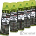 Produktbild: 5x 500ml PETEC INEJKTORLÖSER SPRAY ZÜNDKERZEN GLÜHKERZENLÖSER ROSTLÖSER 70160
