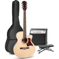 Produktbild: Max Elektrische Akustikgitarre - Showkit -Gitarren -Set mit 40 -W -Gitarrenverstärker, Gitarrenfusssc (44365983)