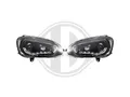 Produktbild: Designscheinwerfer Set für Golf 5 2003-2008 Dragon-Lights Schwarz