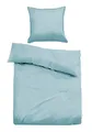 Produktbild: TOM TAILOR 0500500 Bettwäsche Garnitur mit Kopfkissenbezug Leinen Natural Colors 1x 135x200 cm + 1x 80x80 cm + 1x 40x40 cm light blue