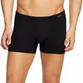 Produktbild: CALIDA Evolution Boxershorts Herren, stoffbezogener Gummibund, aus seidig-weicher PIMA-Baumwolle schwarz 52-54