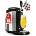 Produktbild: CLATRONIC Bierzapfanlage BZ 3740, 65 Watt, 5 Liter schwarz|silberfarben