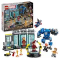 Produktbild: LEGO | Marvel Iron Mans Labor: Halle der Rüstungen - Superhelden Spielzeug mit Einer Mech Figur, 5 Minifiguren inkl. Aldrich Killian - Avengers Geschenk für Jungen und Mädchen ab 8 Jahren 76315