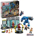 Produktbild: LEGO Marvel Super Heroes 76315 Iron Mans Labor: Halle der Rüstungen 76315
