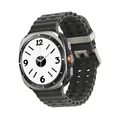 Produktbild: Samsung Galaxy Watch Ultra 47 mm Titan intelligente Uhr mit Marineband Gummi Dark Gray BandgröÃŸe: S...[Italienische, ungarische, polnische, rumänische, österreichische und schweizerische Versionen]