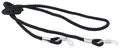 Produktbild: Edles Nylon - Brillenband V38179 mit einstellbaren Silikonschlaufen in Schwarz