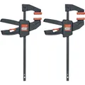 Produktbild: BESSEY Einhandzwingen EZS11-4SET, Spannweite 110 mm Ausladung 40 mm, Spannkraft 20 Kg, 2 Stück, Umsteckbar zum spreizen, Einhandbedienung ohne Kraftaufwand, Gewicht 0,12 Kg