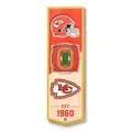 Produktbild: NFL Kansas City Chiefs Stadion Stadium 3D Wandbild Wood Banner Holzschild Holz