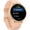 Produktbild: vívoactive 6, Smartwatch pink dawn/pink dawn metallic, 42 mm, Silikon-Armband