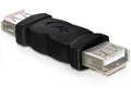 Produktbild: DeLock Gender Changer USB - USB Typ A, 4-polig (W) - USB Typ A, 4-polig (W) - Grau