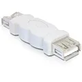 Produktbild: DeLOCK - Gender Changer USB - USB Typ A, 4-polig (W) - USB Typ A, 4-polig (W) - Grau (65012)