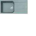Produktbild: Franke Fragranitspüle UBG 611-100 Black Matt Drehknopf Edelstahl