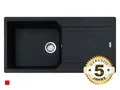 Produktbild: Franke Urban UBG 611-100 Black Matt - 114.0682.527 Granitspüle Auflage Fläche