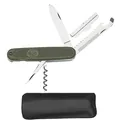 Produktbild: BW Bundeswehr Taschenmesser oliv Outdoor Armee Army Messer Neuware mit Tasche