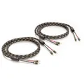 Produktbild: VIABLUE SALE/ABVERKAUF/ALTE SERIE SC-2 SILVER SINGLE-WIRE * High-End Lautsprecherkabel * T6s Bananenstecker, echtvergoldet * 1 Paar * 300 cm* 3 m