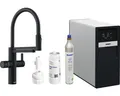 Produktbild: Blanco Küchenarmatur mit Sprudel DRINK.SODA EVOL-S PRO schwarz matt 526633