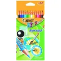 Produktbild: 3270220000280 Kredki ołówkowe Kids Aquacouleur pudełko 12 szt. BIC 8575614 BIC