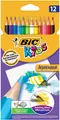 Produktbild: BIC KIDS Aquarell Buntstifte Aquacouleur 12er Kartonetui