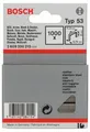Produktbild: Bosch Feindrahtklammer Typ 53, 11,4 x 0,74 x 8 mm, 1000er-Pack, rostfrei