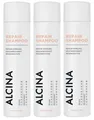 Produktbild: 3x Alcina Repair Haar Pflege Shampoo 250 ml