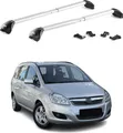 Produktbild: Dachträger Grundträger für Opel Zafira B 2007-2014 Aluminium Silber 2 tlg ABE
