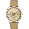 Produktbild: ADORA AD8468 Uhr Herrenuhr Armbanduhr Quarzuhr Edelstahl Leder braun