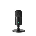 Produktbild: Amazon Basics Mini-USB-Kondensatormikrofon für Streaming, Gaming, Podcasting, mit Cardioid-Tonabnehmer, 5.8 x 3.4 inches, schwarz