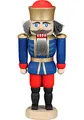 Produktbild: Seiffener Volkskunst Nussknacker König 12 cm (blau)