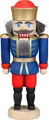 Produktbild: Nußknacker König blau HxBxT = 12x6x4cm NEU Weihnachten Seiffen Nutcracker Nüsse